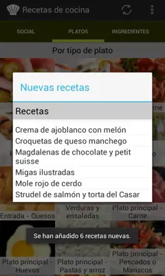 Recetas de cocina android App screenshot 4